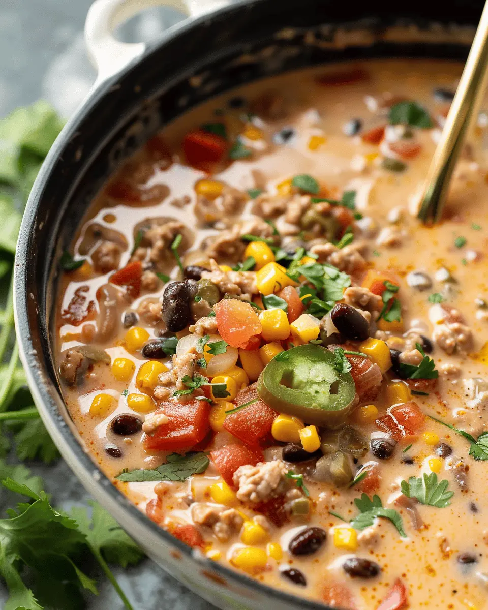 Creamy Taco Soup With Turkey Bacon: A Comforting Delight