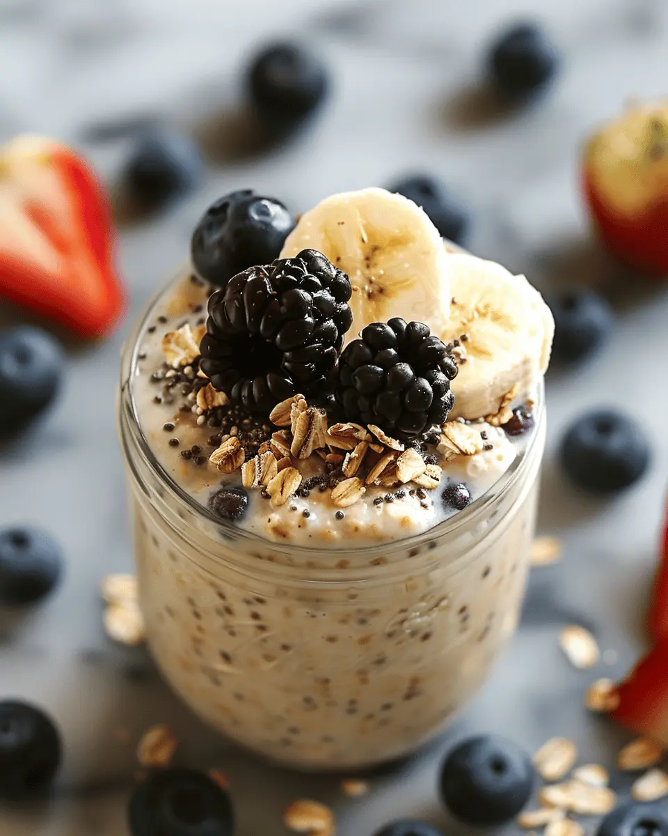 Classic Vanilla Overnight Oats: Easy, Delicious, and Nutritious