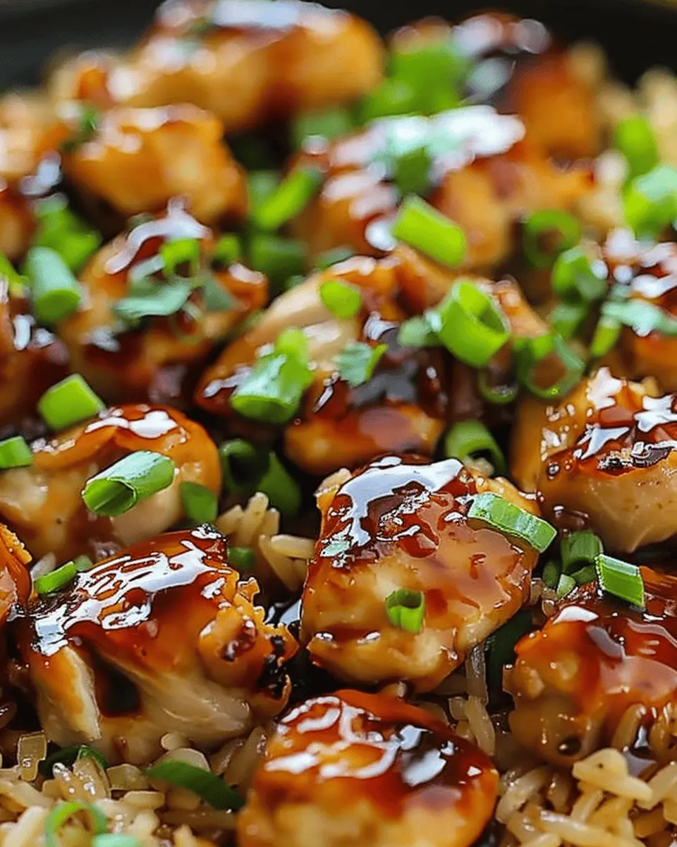 Honey BBQ Chicken Rice – The Best Juicy 1-Pan Family Dinner