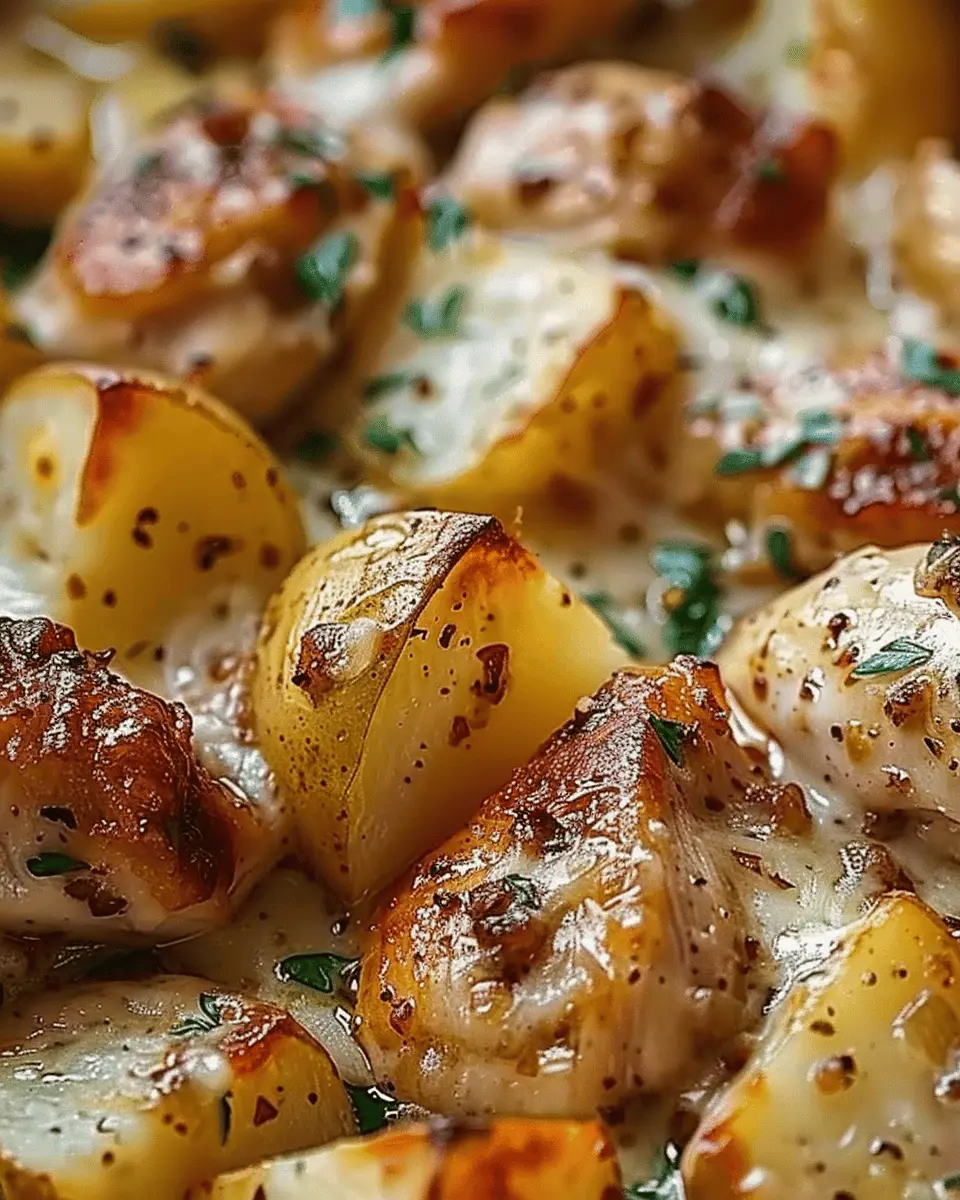 Garlic Parmesan Crockpot Chicken and Potatoes: A Juicy Delight