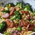 Chicken Sausage and Broccoli Orzo: A Delicious Recipe!