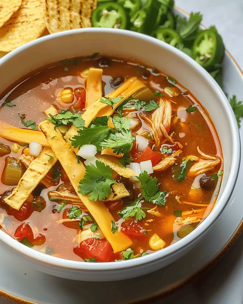 Chicken Tortilla Soup: A Cozy, Indulgent Recipe You’ll Love