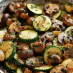 Skillet Zucchini and Mushrooms