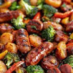 One-Pan Honey Garlic Kielbasa & Veggies