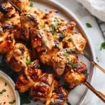 Bang Bang Chicken Skewers