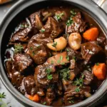 Slow Cooker Beef Bourguignon