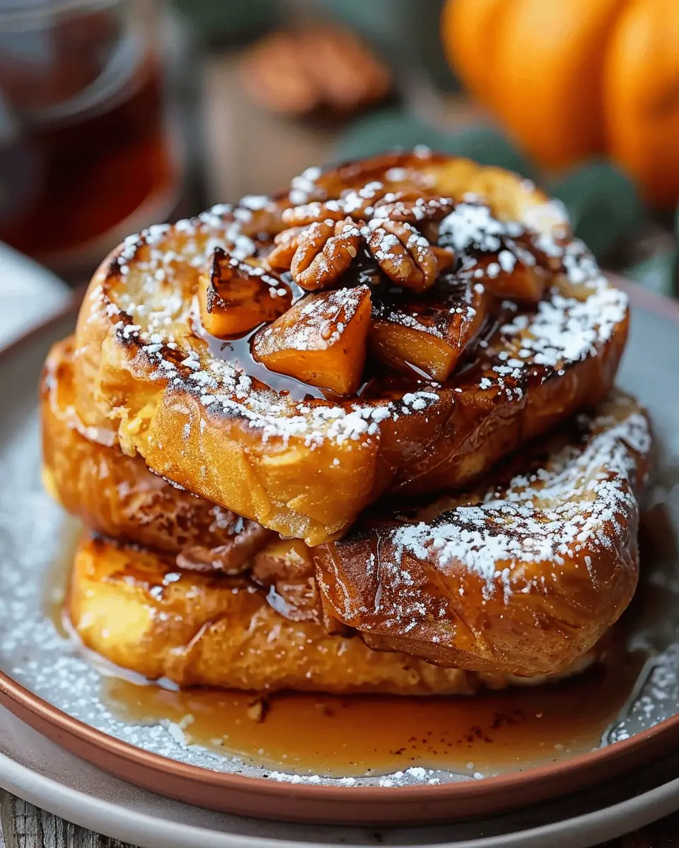 Pumpkin French Toast Breakfast: Easy Fall Treat with Turkey Bacon