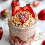 Strawberry Cheesecake Overnight Oats