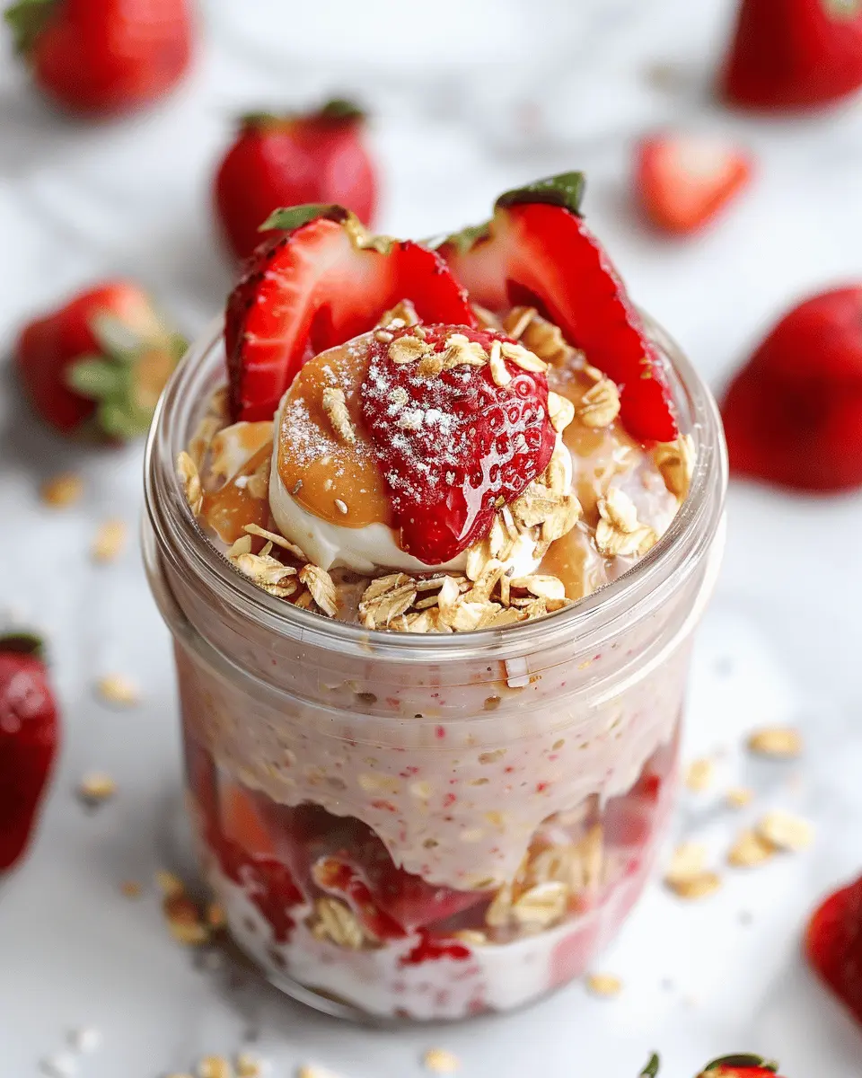 Strawberry Cheesecake Overnight Oats: Easy and Indulgent Recipe