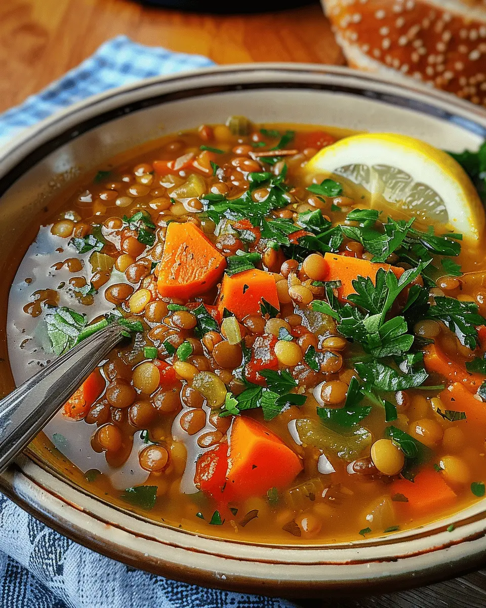 Mediterranean Lentil Soup: Easy, Healthy, and Hearty Delight
