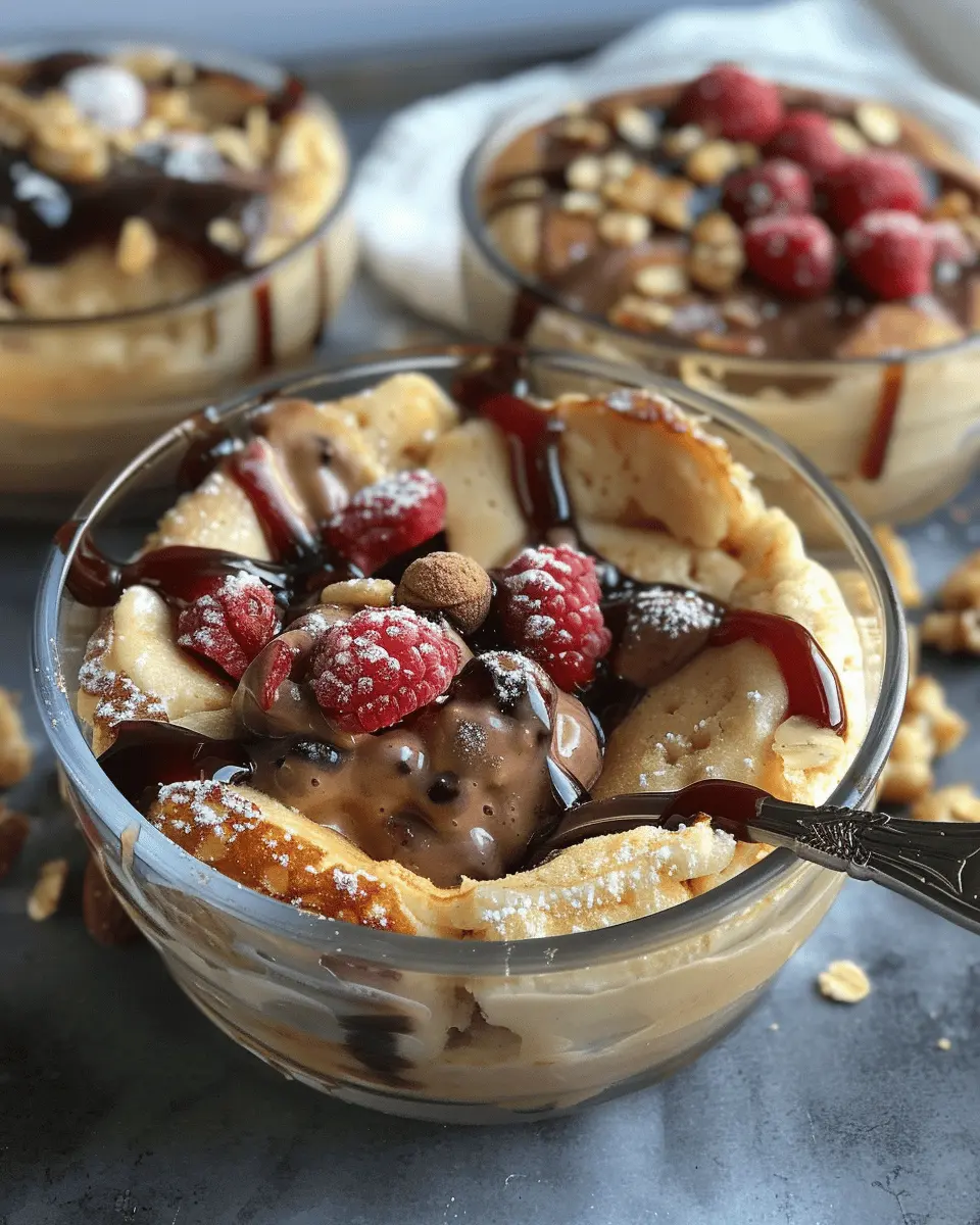 Baked Protein Pancake Bowls: Easy Meal Prep without Bananas