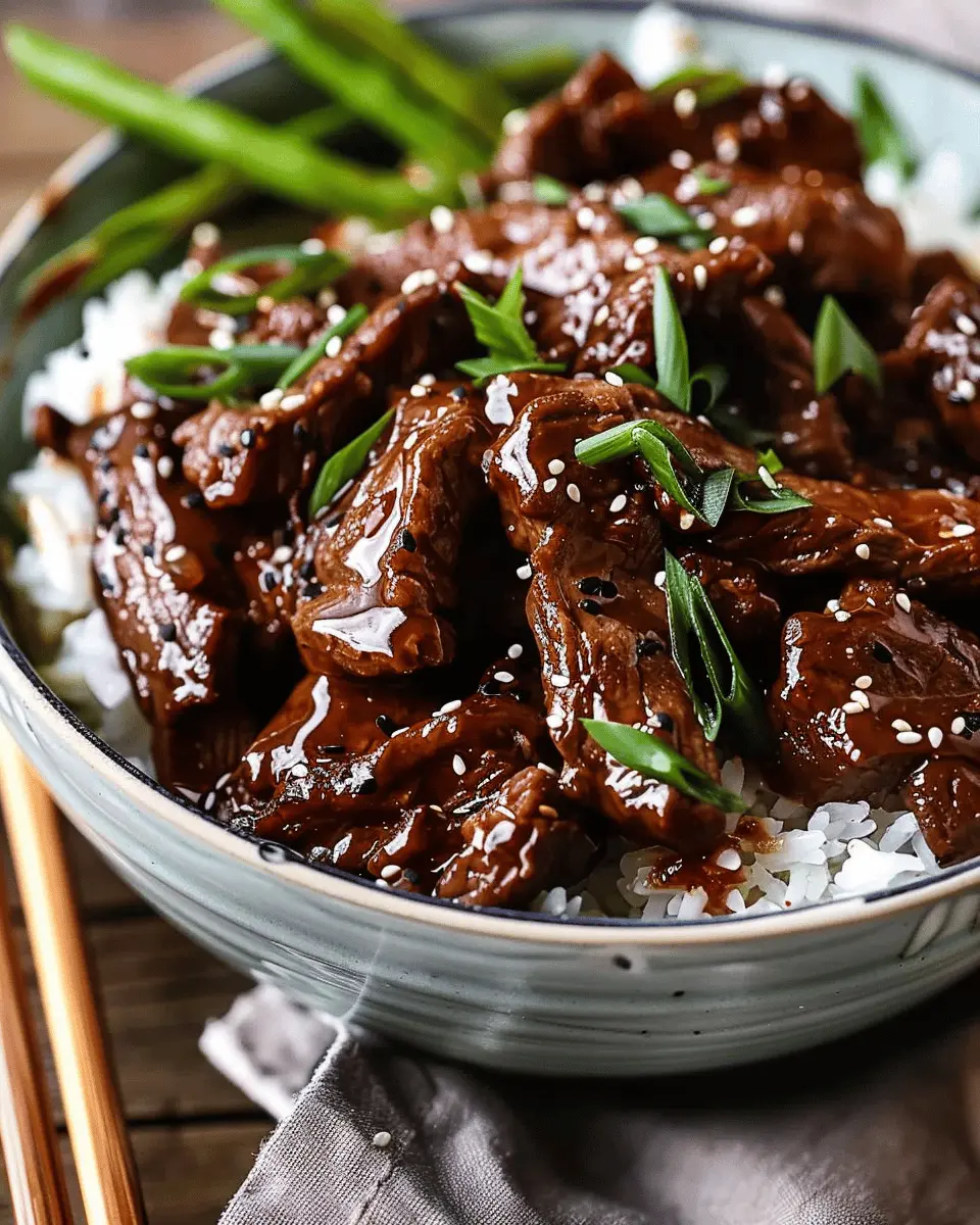 Mongolian Beef Recipe: Easy and Indulgent Homemade Delight