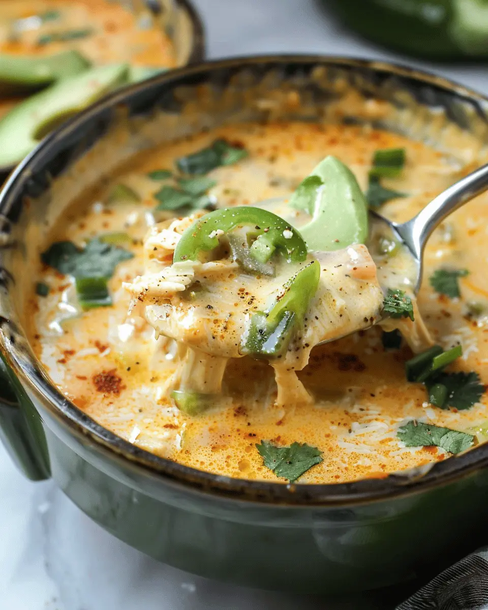 Creamy Green Enchiladas Chicken Soup: A Comforting Delight