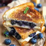 Crispy Blueberry Grilled Cheese