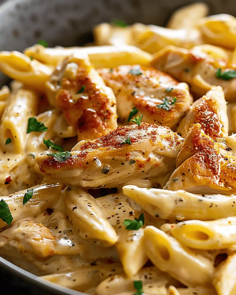 Creamy Cajun Chicken Pasta: Indulgent Flavor with Turkey Bacon