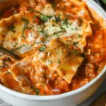 Easy Creamy Lasagna Soup