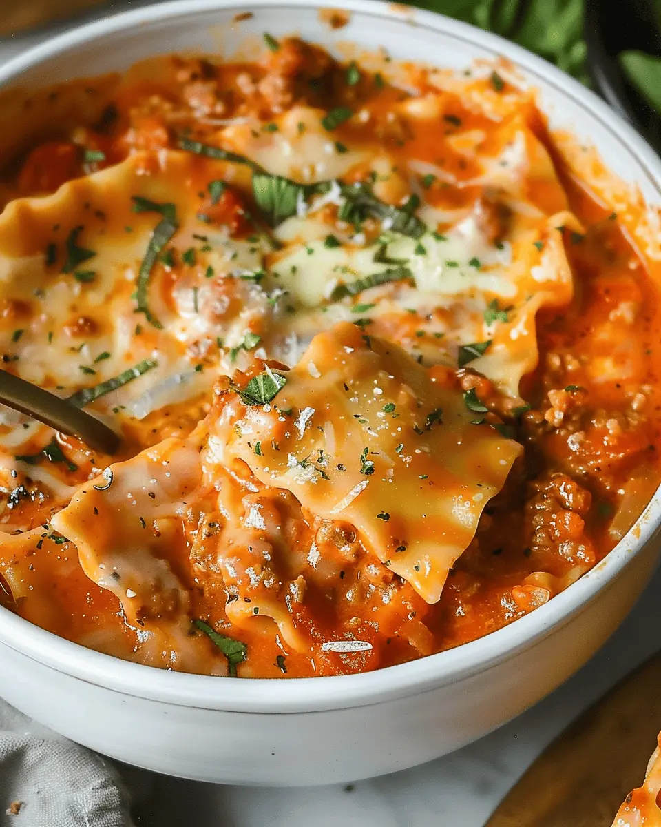 Easy Creamy Lasagna Soup: A Cozy Indulgence for Home Cooks