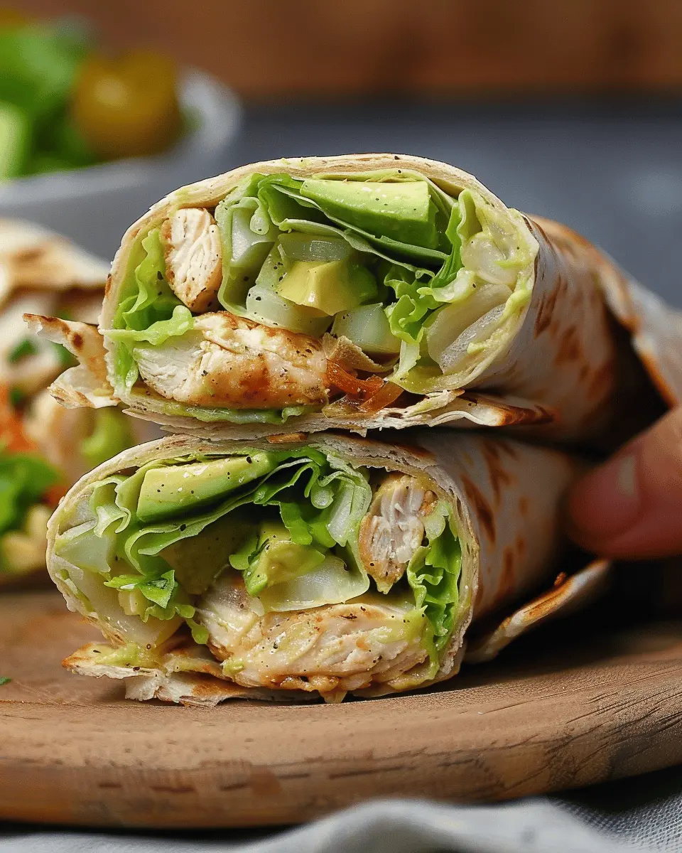 Chicken Avocado Wrap: Easy, Delicious, and Perfect for Lunch