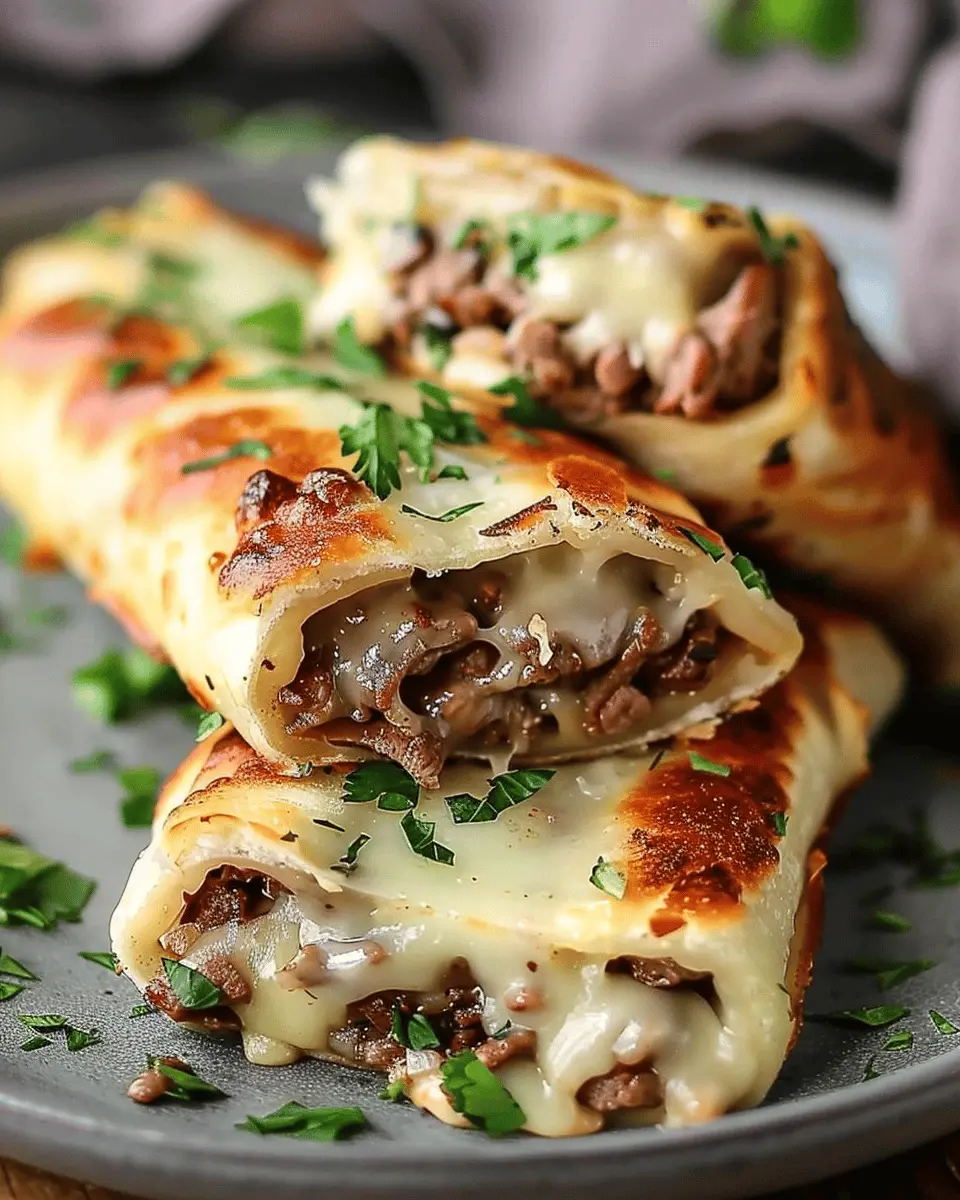 Keto Philly Cheesesteak Rolls: Easy Turkey Bacon Delight