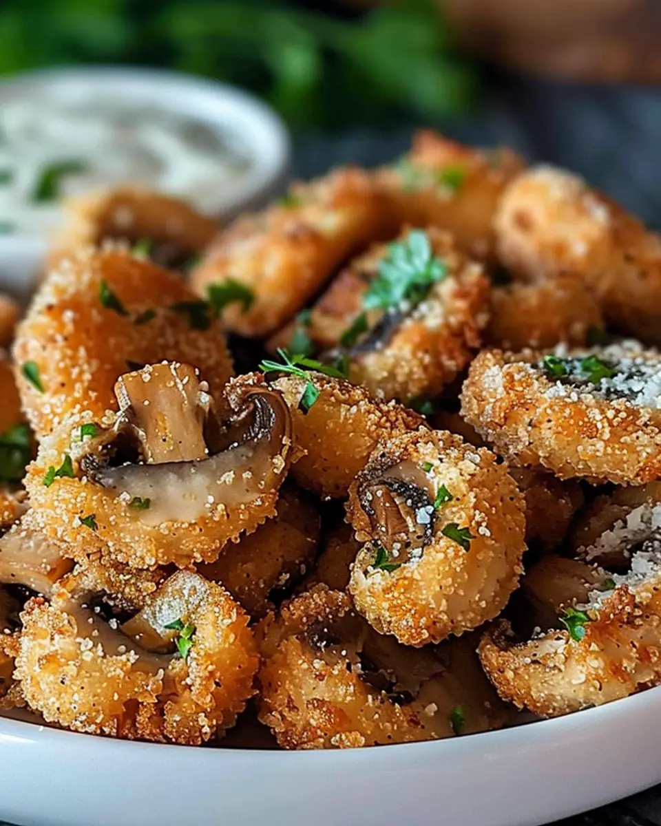 Crispy Ranch-Breaded Mushrooms: Easy Appetizer for All Occasions