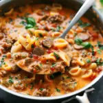 Italian Sausage Pasta Soup