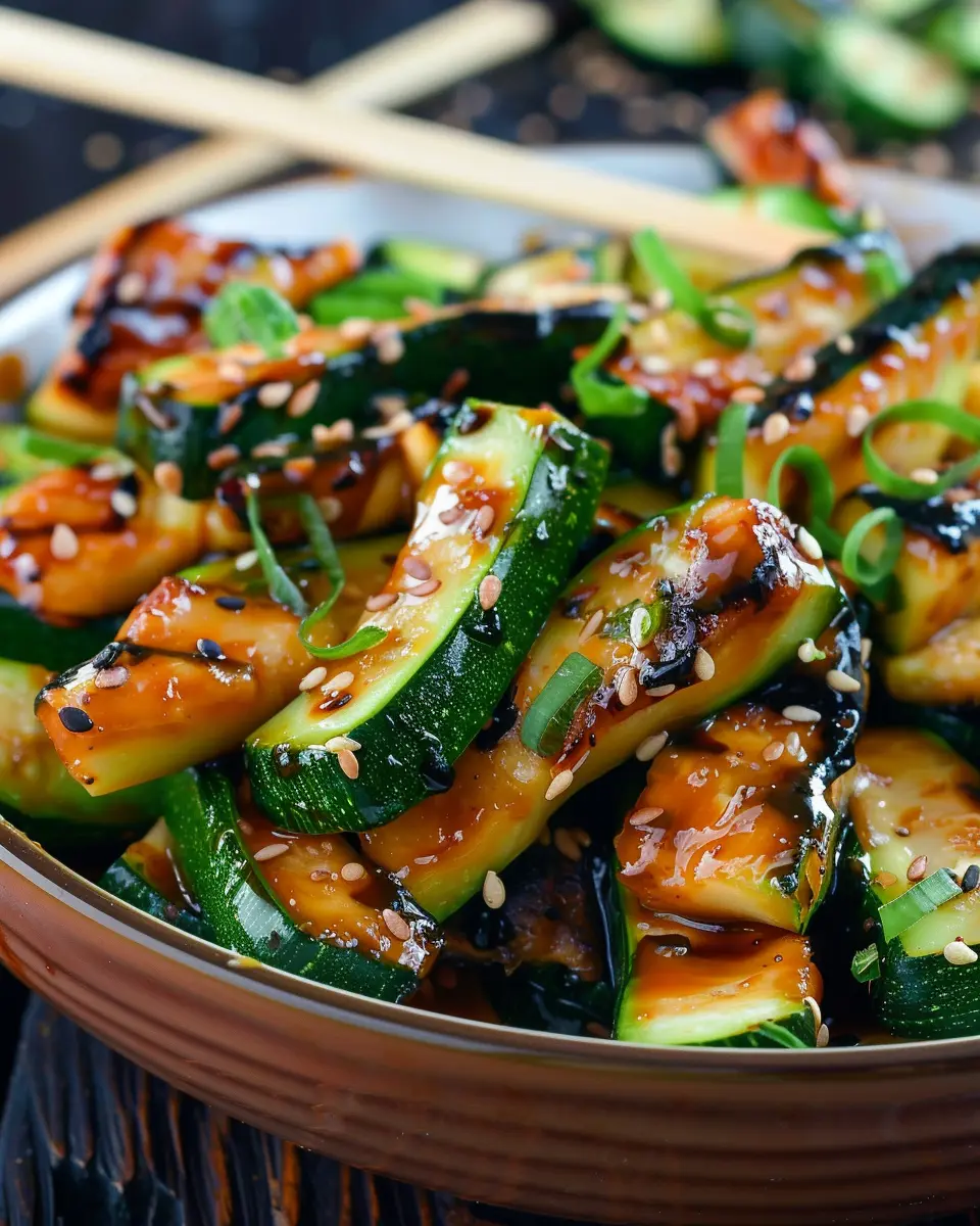 Zucchini Hibachi Style: Easy Veggie Delight with Turkey Bacon