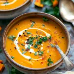 Spicy Butternut Squash and Sweet Potato Soup