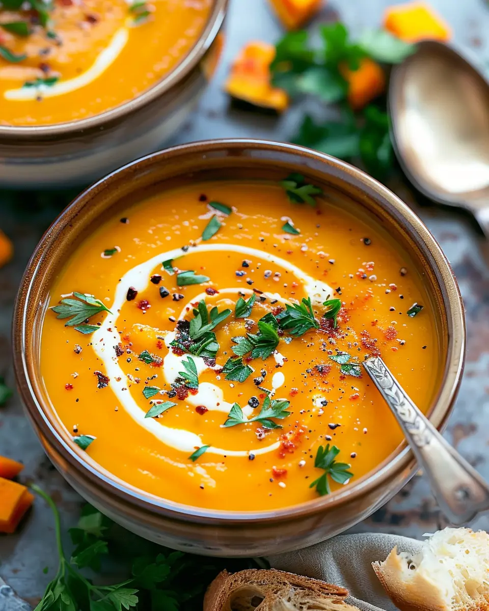 Spicy Butternut Squash Soup: A Cozy Twist with Turkey Bacon