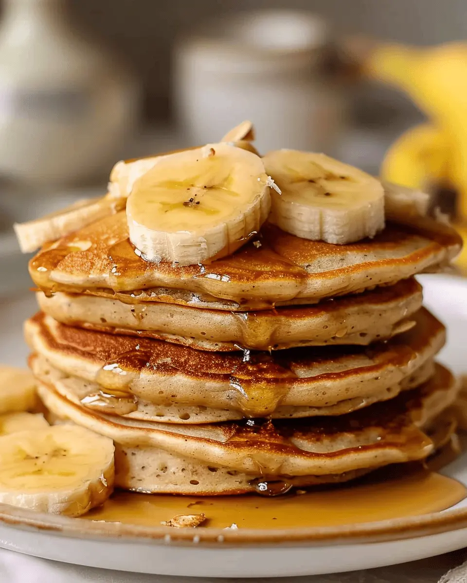 Healthy Banana Oatmeal Pancakes: Easy, Guilt-Free Breakfast Delight