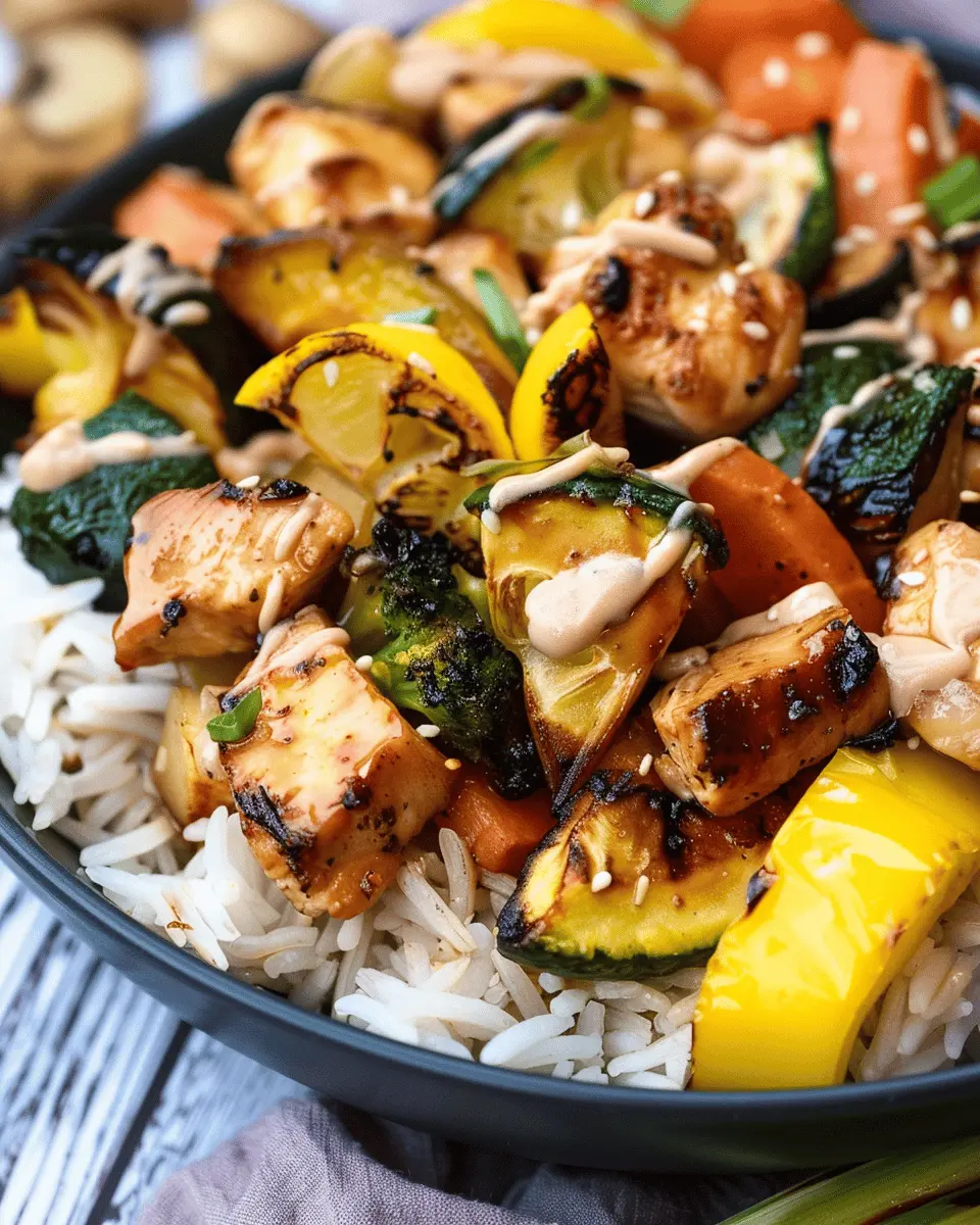 Air Fryer Hibachi Chicken & Vegetables: Easy Homemade Delight