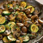Skillet Zucchini and Mushrooms