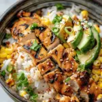 Street Corn Chicken Rice Bowl