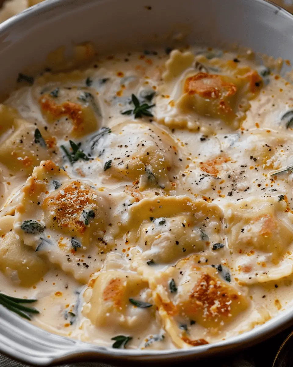 Creamy Tuscan Ravioli Soup: Indulgent Comfort in Every Spoonful