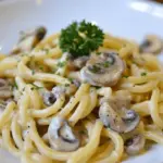 Creamy Garlic Mushroom Pasta