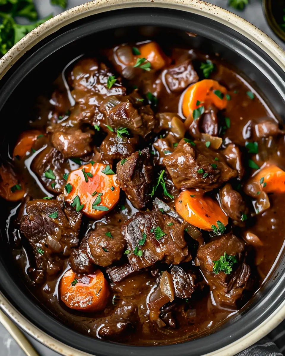 Slow Cooker Beef Bourguignon: Indulgent Comfort Food Made Easy