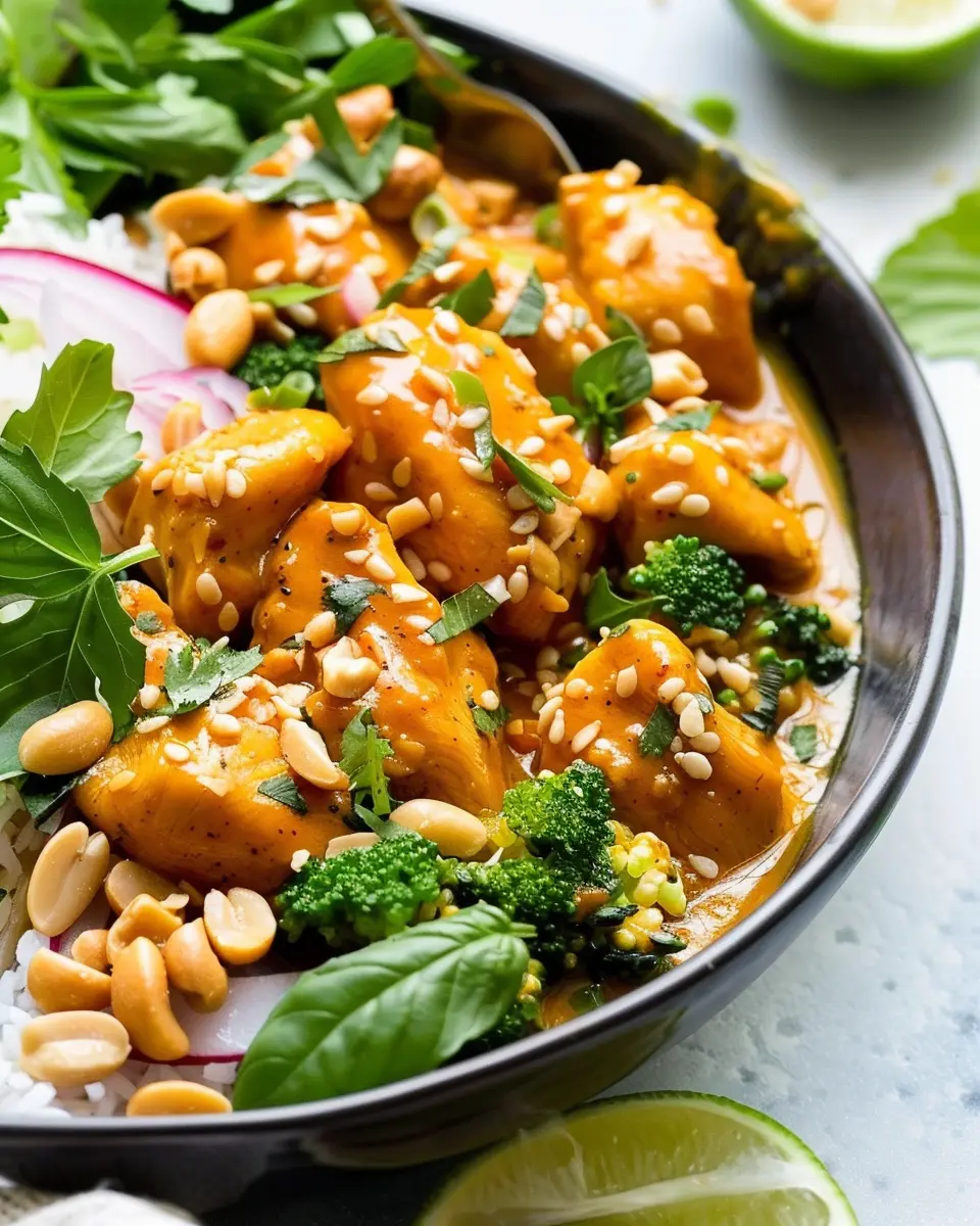 Irresistible Thai Peanut Chicken in Under 30 Minutes: Quick &amp; Easy