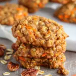 Healthy Carrot Cake Oatmeal Cookies