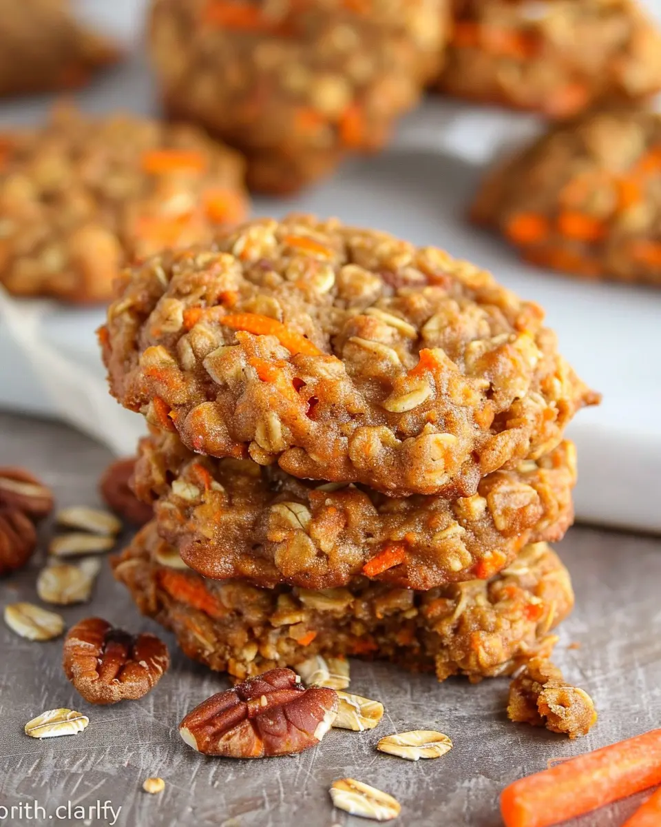 Healthy Carrot Cake Oatmeal Cookies for Guilt-Free Indulgence