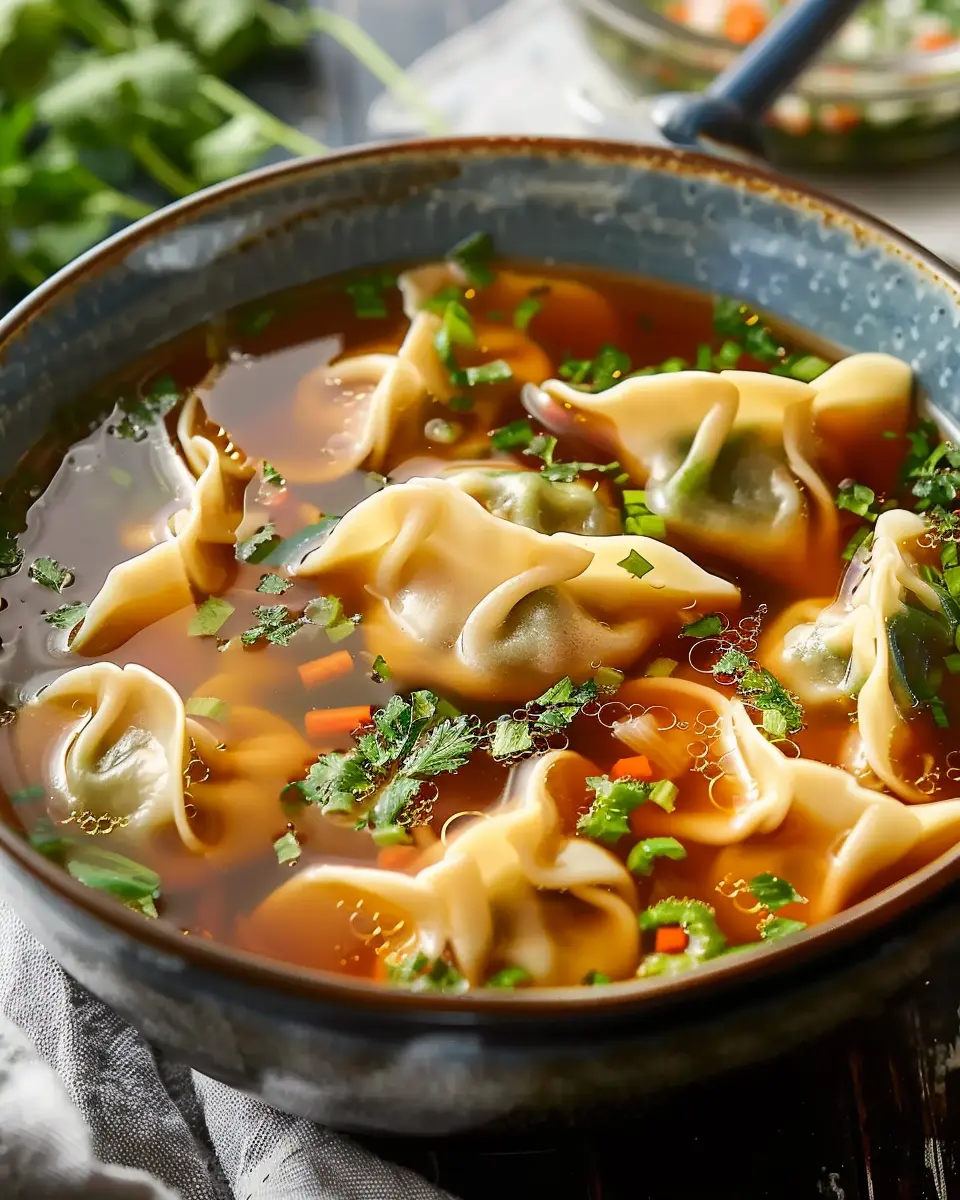 Comforting Potsticker Soup: A Heartwarming Bowl of Flavor