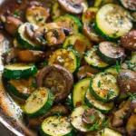 Skillet Zucchini and Mushrooms