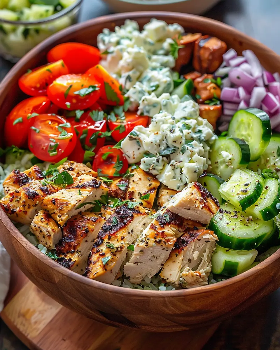 Greek Chicken Bowls: Easy Weeknight Meal for Flavor Lovers