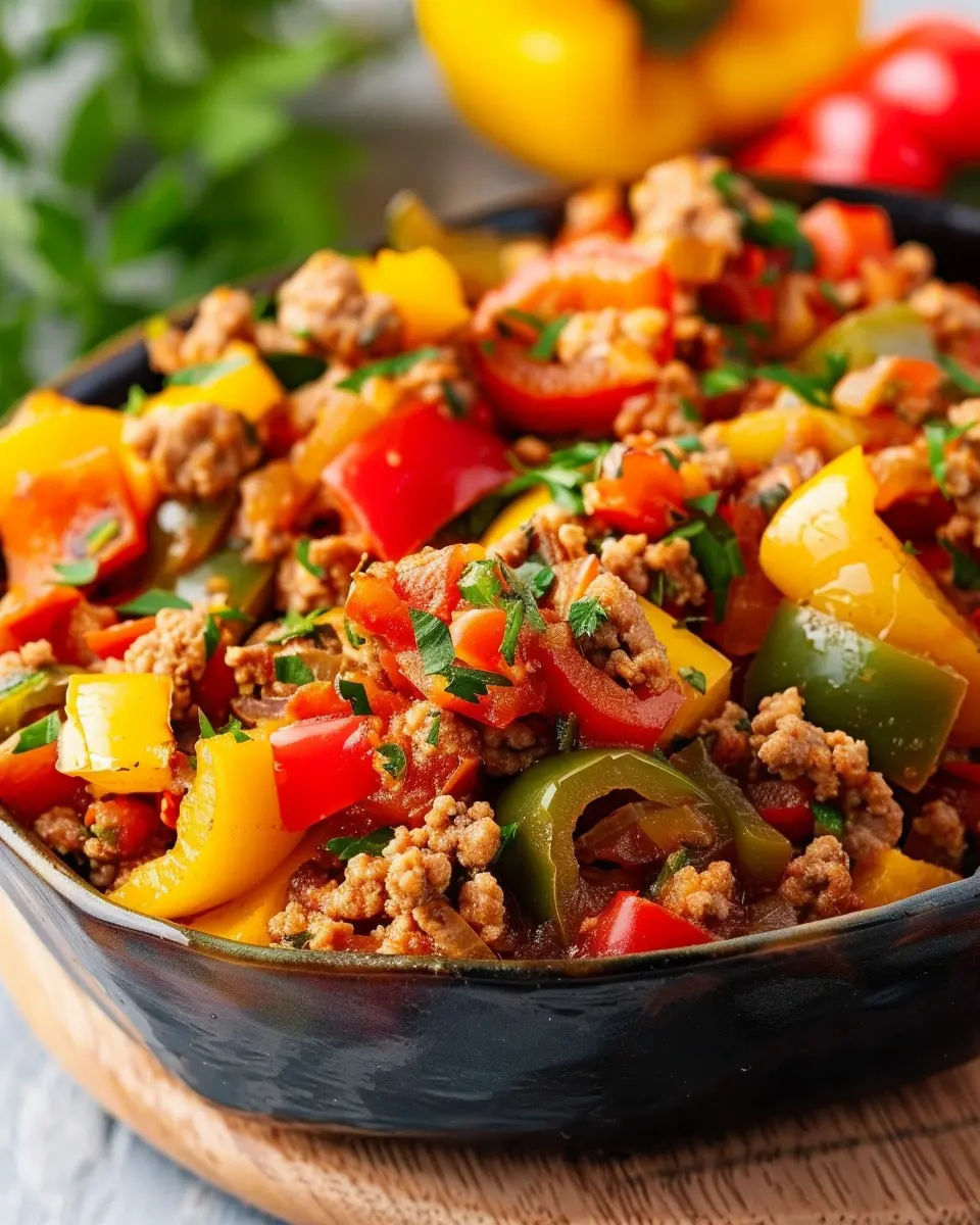 Ground Turkey and Peppers: A Quick, Healthy Delight for All