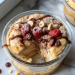 Baked Protein Pancake Bowls- great for meal prep and no banana needed!