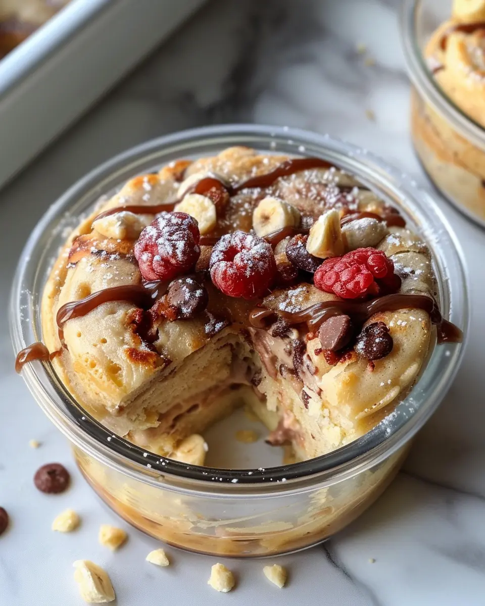 Baked Protein Pancake Bowls: Easy Meal Prep with No Banana Needed